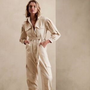 Banana Republic Andi Moleskin Flight Jumpsuit